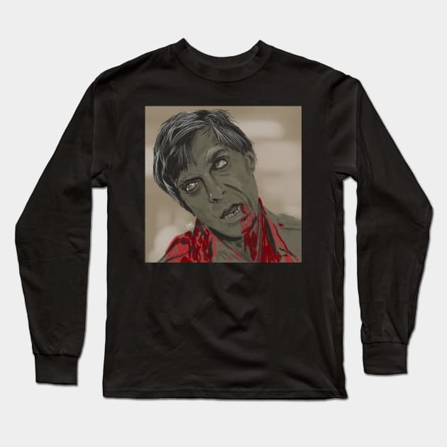 Stephen from Dawn of the Dead Long Sleeve T-Shirt by horrormaps